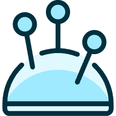 Clothes Design Pin Cushion Icon from Ultimate Duotone Set