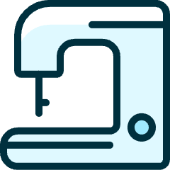 Clothes Design Sewing Machine Icon from Ultimate Duotone Set
