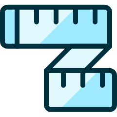 Clothes Design Tape Measure Icon from Ultimate Duotone Set