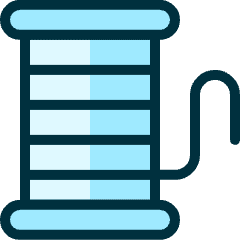 Clothes Design Thread Icon from Ultimate Duotone Set