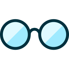 Glasses Retro 1 Icon from Ultimate Duotone Set
