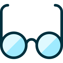 Glasses Retro Icon from Ultimate Duotone Set