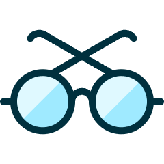 Glasses Sun Circle Icon from Ultimate Duotone Set