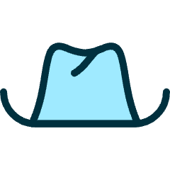 Hat Cowboy Icon from Ultimate Duotone Set