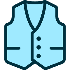 Vest Male Icon from Ultimate Duotone Set