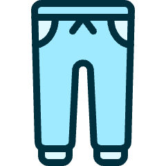 Trousers Calves 1 Icon from Ultimate Duotone Set