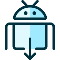 Android Download Icon from Ultimate Duotone Set