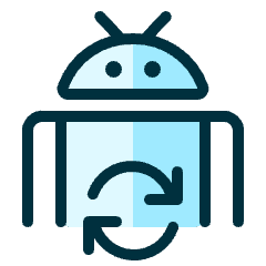 Android Sync Icon from Ultimate Duotone Set