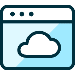 App Window Cloud Icon from Ultimate Duotone Set