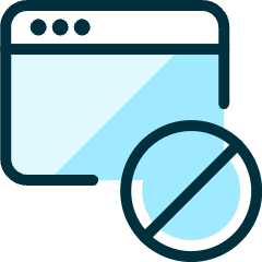 App Window Disable Icon from Ultimate Duotone Set