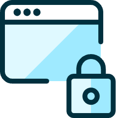 App Window Lock Icon from Ultimate Duotone Set
