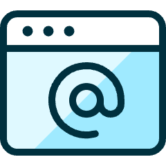 App Window Mail At Icon from Ultimate Duotone Set