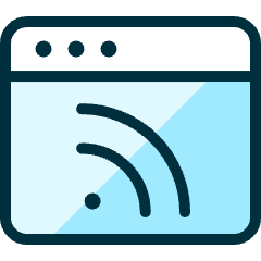 App Window Rss Icon from Ultimate Duotone Set