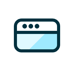 App Window Small Icon from Ultimate Duotone Set
