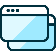 App Window Two Icon from Ultimate Duotone Set