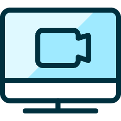 Monitor Camera Icon from Ultimate Duotone Set