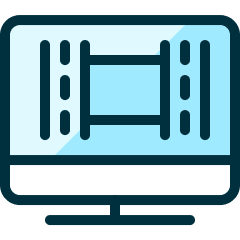 Monitor Movie Icon from Ultimate Duotone Set