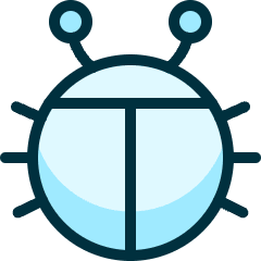 Computer Bug 1 Icon from Ultimate Duotone Set