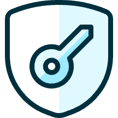 Shield Key Icon from Ultimate Duotone Set