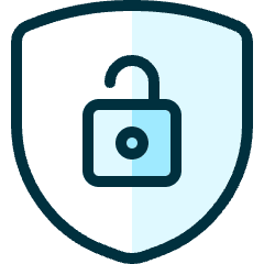 Shield Unlock Icon from Ultimate Duotone Set