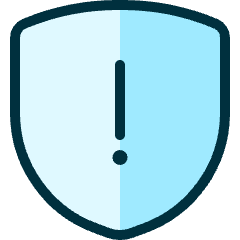 Shield Warning Icon from Ultimate Duotone Set