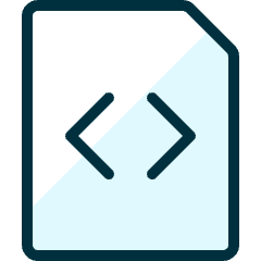 File Code Icon from Ultimate Duotone Set