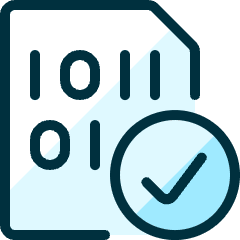 File Code Check Icon from Ultimate Duotone Set