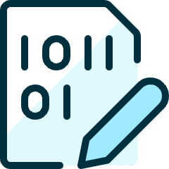 File Code Edit Icon from Ultimate Duotone Set
