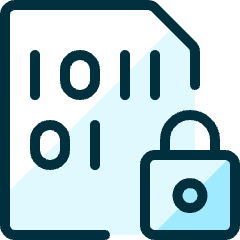File Code Lock Icon from Ultimate Duotone Set