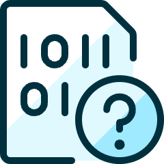 File Code Question Icon from Ultimate Duotone Set