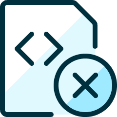 File Code Remove 1 Icon from Ultimate Duotone Set