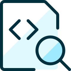 File Code Search 1 Icon from Ultimate Duotone Set