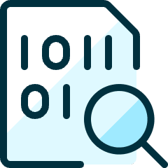 File Code Search Icon from Ultimate Duotone Set