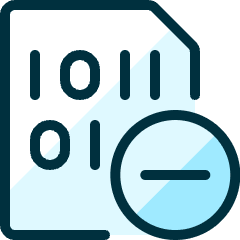 File Code Subtract Icon from Ultimate Duotone Set