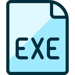File Exe Icon from Ultimate Duotone Set