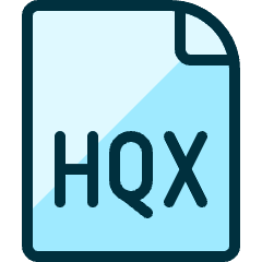 File Hqx Icon from Ultimate Duotone Set