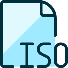File Iso 1 Icon from Ultimate Duotone Set