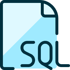 File Sql 1 Icon from Ultimate Duotone Set