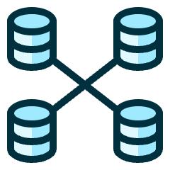 Database Connect Icon from Ultimate Duotone Set