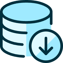 Database Download Icon from Ultimate Duotone Set