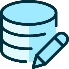 Database Edit Icon from Ultimate Duotone Set