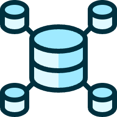 Database Hierarchy Icon from Ultimate Duotone Set