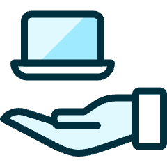 Programming Hold Laptop 1 Icon from Ultimate Duotone Set