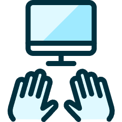 Programming Monitor Type Icon from Ultimate Duotone Set