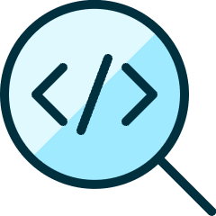 Programming Search Icon from Ultimate Duotone Set