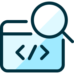 Programming Search Browser Icon from Ultimate Duotone Set