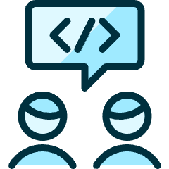 Programming Team Chat 1 Icon from Ultimate Duotone Set