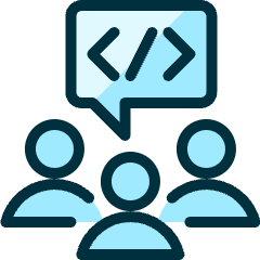 Programming Team Chat 3 Icon from Ultimate Duotone Set
