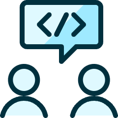 Programming Team Chat Icon from Ultimate Duotone Set
