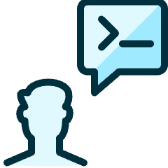 Programming User Chat 1 Icon from Ultimate Duotone Set